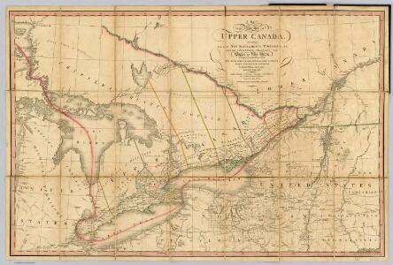 A Map of the Province of Upper Canada.