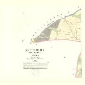 Neu Lublitz (Nowa Lublice) - m2052-1-001 - Kaiserpflichtexemplar der Landkarten des stabilen Katasters