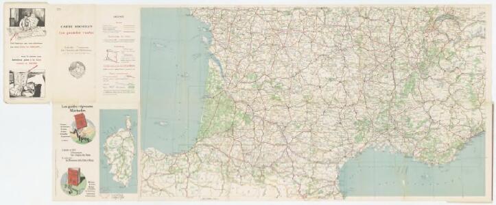 Carte Michelin 99: France - Sud, uit: Carte Michelin au 1:1.000.000e (1 cm = 10 km) : les grandes routes de France