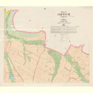 Skutsch (Skutcz) - c6984-1-002 - Kaiserpflichtexemplar der Landkarten des stabilen Katasters