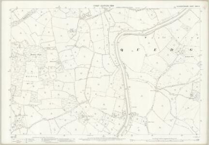 Gloucestershire XXXIII.9 (includes: Elmore; Hardwicke; Minsterworth; Quedgeley) - 25 Inch Map