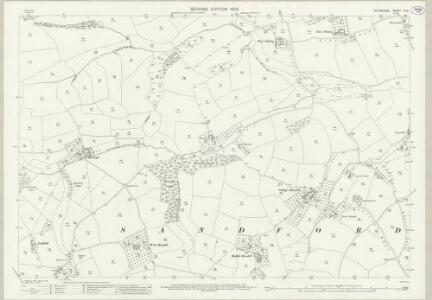 Devon LV.9 (includes: Morchard Bishop; Sandford) - 25 Inch Map