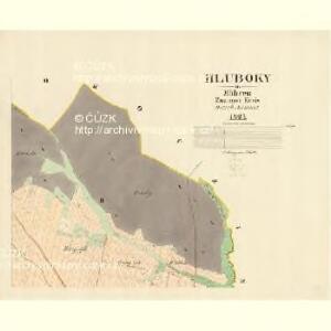 Hluboky - m0722-1-002 - Kaiserpflichtexemplar der Landkarten des stabilen Katasters