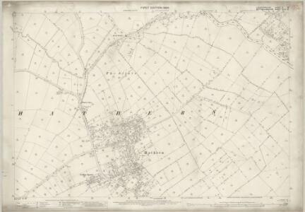 Leicestershire X.15 (includes: Long Whatton; Loughborough; Normanton on Soar; Sutton Bonington) - 25 Inch Map