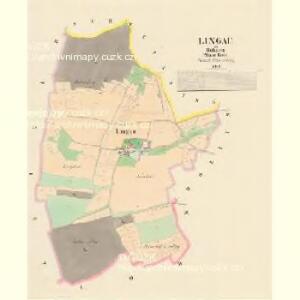 Lingau - c5336-1-001 - Kaiserpflichtexemplar der Landkarten des stabilen Katasters