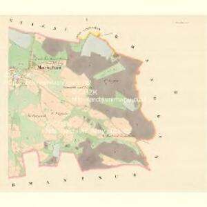 Marschau (Marssow) - m1725-1-001 - Kaiserpflichtexemplar der Landkarten des stabilen Katasters