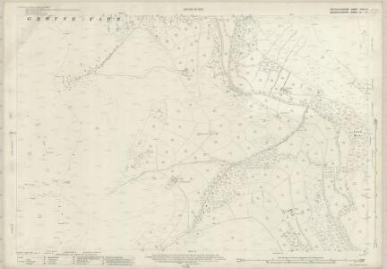 Brecknockshire XXXVI.6 (includes: Crucornau Fawr; Llanbedr Ystrad Yw; Partrishow) - 25 Inch Map