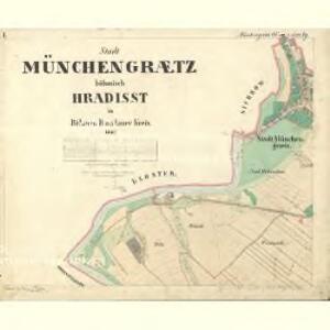 Münchengraetz - c4782-1-001 - Kaiserpflichtexemplar der Landkarten des stabilen Katasters