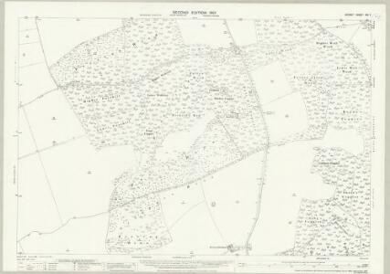Dorset XIV.7 (includes: Iwerne Courtney; Iwerne Minster; Iwerne Stepleton; Stourpaine; Tarrant Gunville) - 25 Inch Map