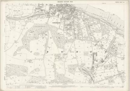 Norfolk XI.11 (includes: Cromer; Felbrigg; Northrepps; Runton) - 25 Inch Map