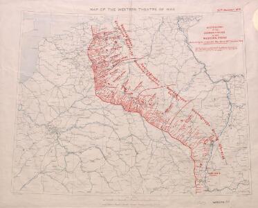Distribution of German forces on the Western Front