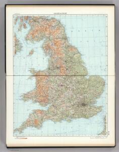 61-62.  England and Wales.  The World Atlas.