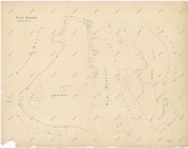 Mapa lesních činžovních pozemků v polesí Domoušice, list 3 1