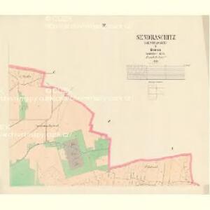 Sendraschitz (Sendrassice) - c6839-1-003 - Kaiserpflichtexemplar der Landkarten des stabilen Katasters