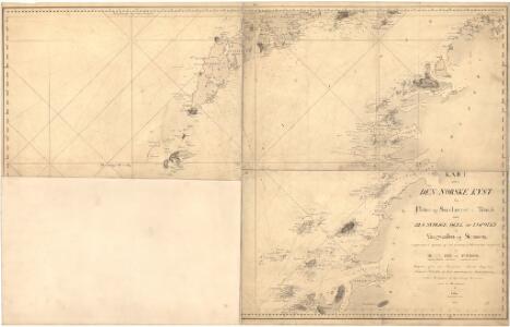Museumskart 138: Kart over Den norske kyst fra Fleina og Sandhornet til Tranø med den sydlige deel af Lofoten