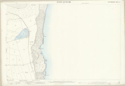 Northumberland (Old Series) XII.3 (includes: Holy Island) - 25 Inch Map