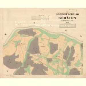 Gerbetschlag - c1817-1-001 - Kaiserpflichtexemplar der Landkarten des stabilen Katasters