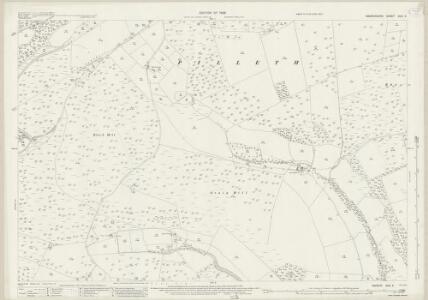 Radnorshire XVIII.5 (includes: Bleddfa; Llangynllo; Pilleth; Whitton) - 25 Inch Map
