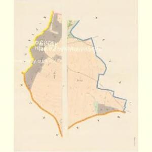 Plužna - c5848-1-004 - Kaiserpflichtexemplar der Landkarten des stabilen Katasters