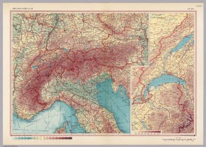 Alps.  Pergamon World Atlas.