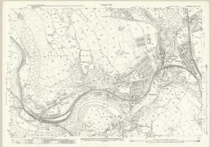 Glamorgan XIX.11 (includes: Gelli Gaer; Llanfabon; Merthyr Tudful) - 25 Inch Map