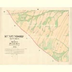 Kunzendorf (Kunczice) - m0845-2-003 - Kaiserpflichtexemplar der Landkarten des stabilen Katasters