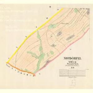 Neudörfel - m2043-1-004 - Kaiserpflichtexemplar der Landkarten des stabilen Katasters