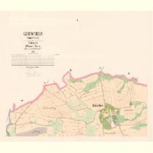 Girschen (Girschin) - c2843-1-001 - Kaiserpflichtexemplar der Landkarten des stabilen Katasters