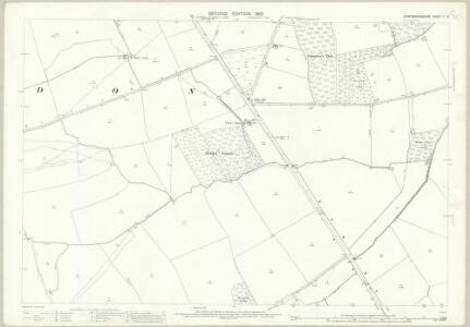 Huntingdonshire V.10 (includes: Alwalton; Folksworth and Washingley; Haddon; Morborne; Orton Longueville; Orton Waterville; Yaxley) - 25 Inch Map
