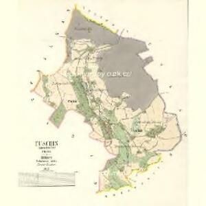 Tuschin - c8134-1-001 - Kaiserpflichtexemplar der Landkarten des stabilen Katasters