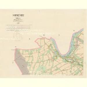 Sopotnitz - c7145-1-001 - Kaiserpflichtexemplar der Landkarten des stabilen Katasters