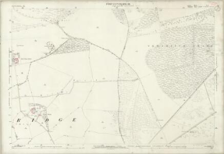 Dorset X.1 (includes: Bower Chalke; Broad Chalke; Martin; Pentridge) - 25 Inch Map