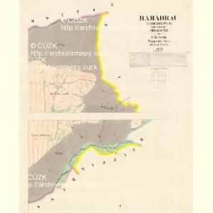 Damadrau (Damadrowice) - m0561-1-001 - Kaiserpflichtexemplar der Landkarten des stabilen Katasters