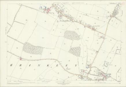Cambridgeshire XLIX.9 (includes: Brinkley; Burrough Green; Carlton; Dullingham; Westley Waterless) - 25 Inch Map