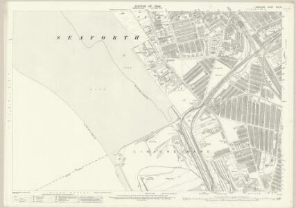 Lancashire XCIX.13 (includes: Bootle Cum Linacre; Litherland; Seaforth; Waterloo) - 25 Inch Map