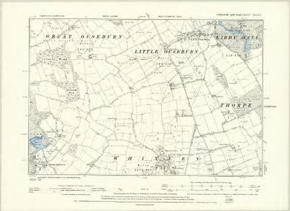 Yorkshire CLV.NW - OS Six-Inch Map