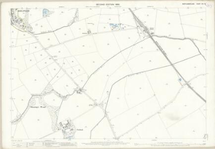 Northumberland (Old Series) XVI.10 (includes: Belford; Easington; Mousen; Outchester; Warenton) - 25 Inch Map