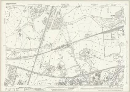 Lancashire CXI.15 (includes: Cheadle And Gatley; Manchester; Stockport) - 25 Inch Map