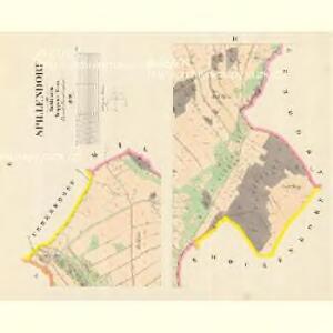 Spillendorf - m2096-2-002 - Kaiserpflichtexemplar der Landkarten des stabilen Katasters