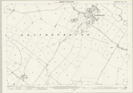 Warwickshire XXXV.10 (includes: Grandborough; Leamington Hastings; Wolfhampcote) - 25 Inch Map