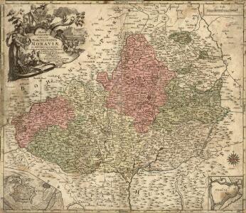 Mappa Geographica specialis Marchionatus Moraviae in sex Circulos divisae