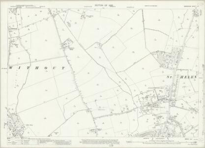 OLD ORDNANCE SURVEY DETAILED MAPS ABINGDON BEKSHIRE 1910 GODFREY EDITION 