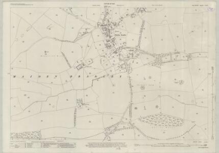 Wiltshire LVII.5 (includes: Kilmington; Maiden Bradley with Yarnfield) - 25 Inch Map