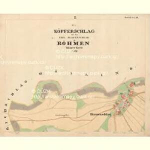 Köpferschlag - c2238-1-001 - Kaiserpflichtexemplar der Landkarten des stabilen Katasters