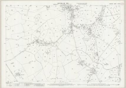 Cheshire XLVIII.5 (includes: Rushton; Tarporley; Tiverton) - 25 Inch Map