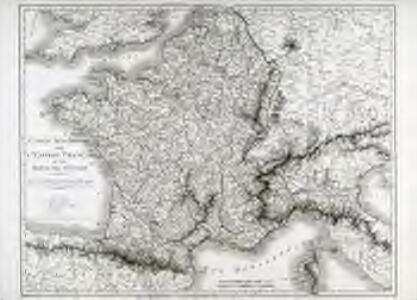 Carte itinéraire de l'empire français et du royaume d'Italie