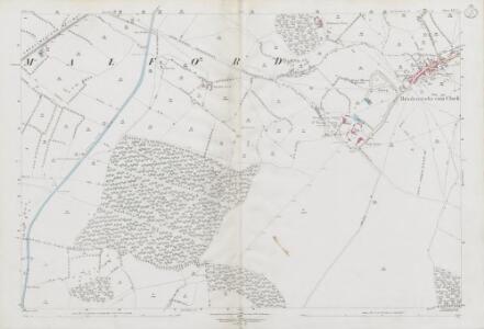 Wiltshire XXI.1 (includes: Bremhill; Christian Malford; Dauntsey; Hilmarton; Lyneham) - 25 Inch Map