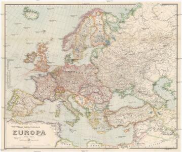 Eduard Gaeblers Verkehrskarte von Europa