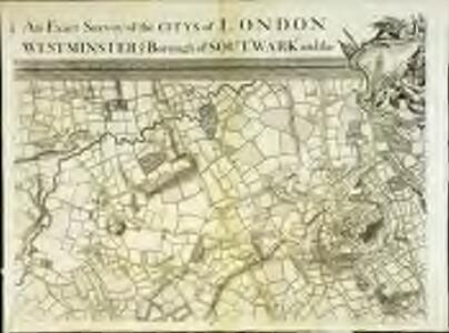An exact survey of the city's of London Westminster , XII