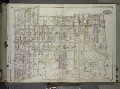 Brooklyn, Vol. 1, 2nd Part, Double Page Plate No. 45; Part of Wards 26, Section 13; [Map bounded by McKinley Ave. (Magenta St.), Autumn Ave., McKinley Ave., boundary line of the boroughs of Brooklyn and Queens, Dumont Ave., Crystal Ave.; Including New...